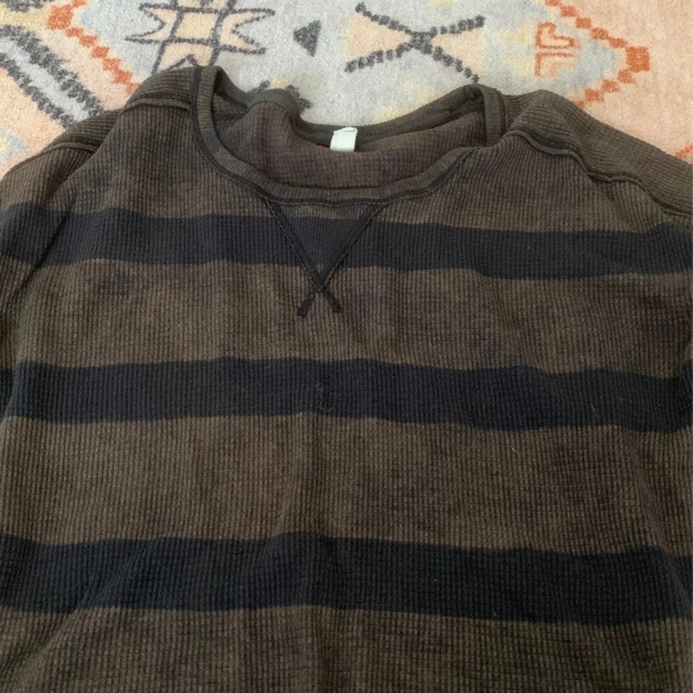 Waffle knit top